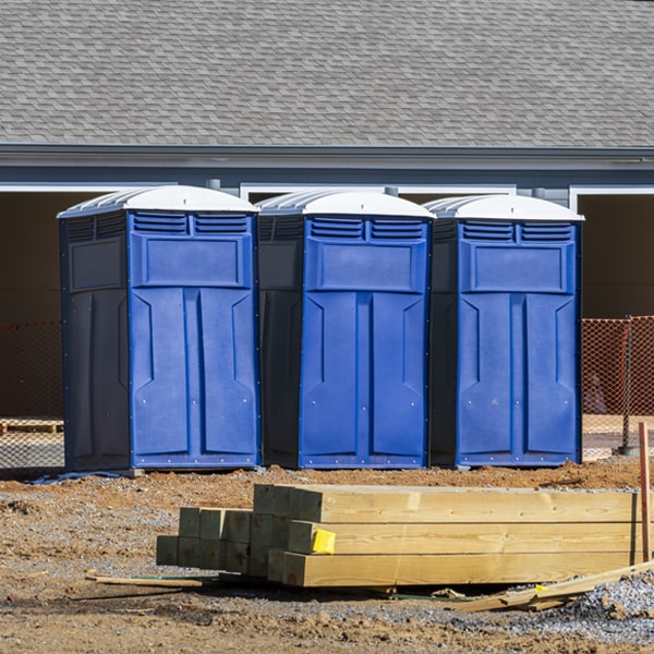 what is the cost difference between standard and deluxe porta potty rentals in Avoca Nebraska